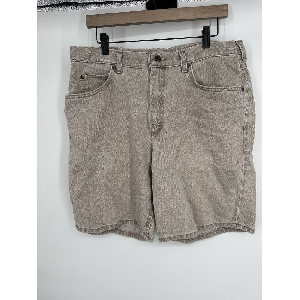 Vintage Rider Jean‎ Shorts Cream/tan color size 36